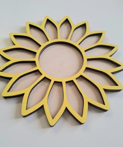 Grande fleure transvasement jaune