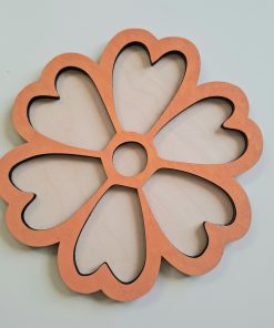 Grande fleure transvasement orange