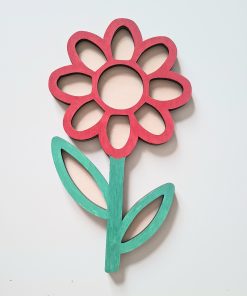 Grande fleure transvasement rouge