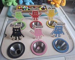 Grand insert les émotions 3d