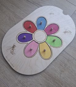 Petit insert puzzle fleure