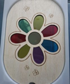 Petit insert grande fleur translucide