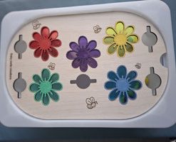 Petit insert fleur translucide