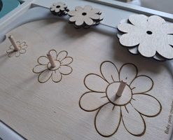 Petit insert fleure du plus grand au plus petit