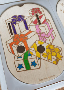 Petit insert boite à cadeaux