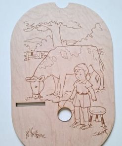 Petit insert la vache et l enfant