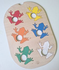 Petit insert grenouille les couleurs