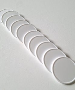 Lot 10 jetons blanc