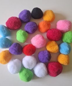 Lot de 25 grosses boules de coton