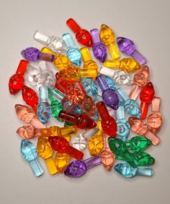 Lot de 50 petites ampoules – Motricité fine & activités lumineuses