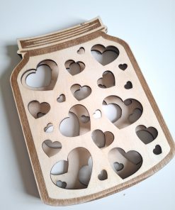 Bocal en cœur Saint-valentin