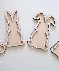 Lot 4 lapins de pâques de transvasement