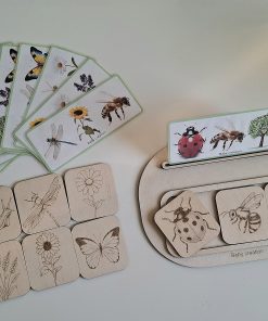 Associe et découvre le printemps. avec support