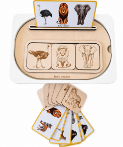 Associe et découvre la savane avec support