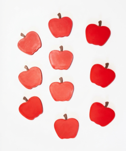 Lot de 10 Pommes rouges