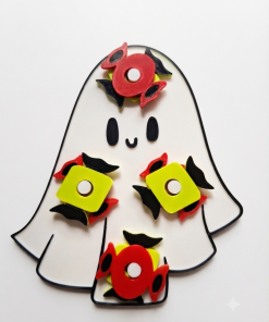 Motricité Fine : Le Fantôme d'Halloween et les bonbons